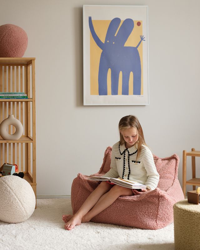 Guava Pink Beanbag Chair -  - WigiWama -