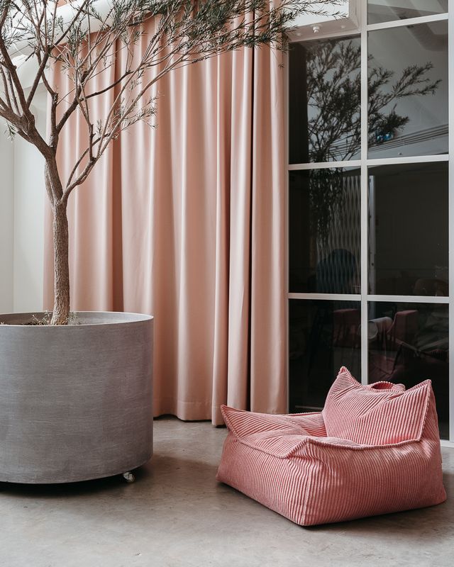 Pink Mousse Beanbag Chair