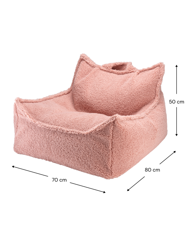 Guava Pink Beanbag Chair -  - WigiWama -
