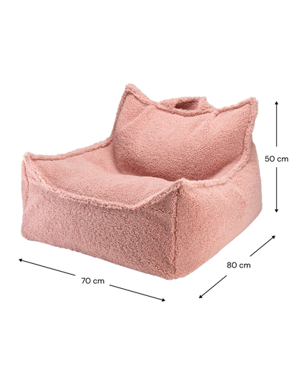 Guava Pink Beanbag Chair -  - WigiWama -