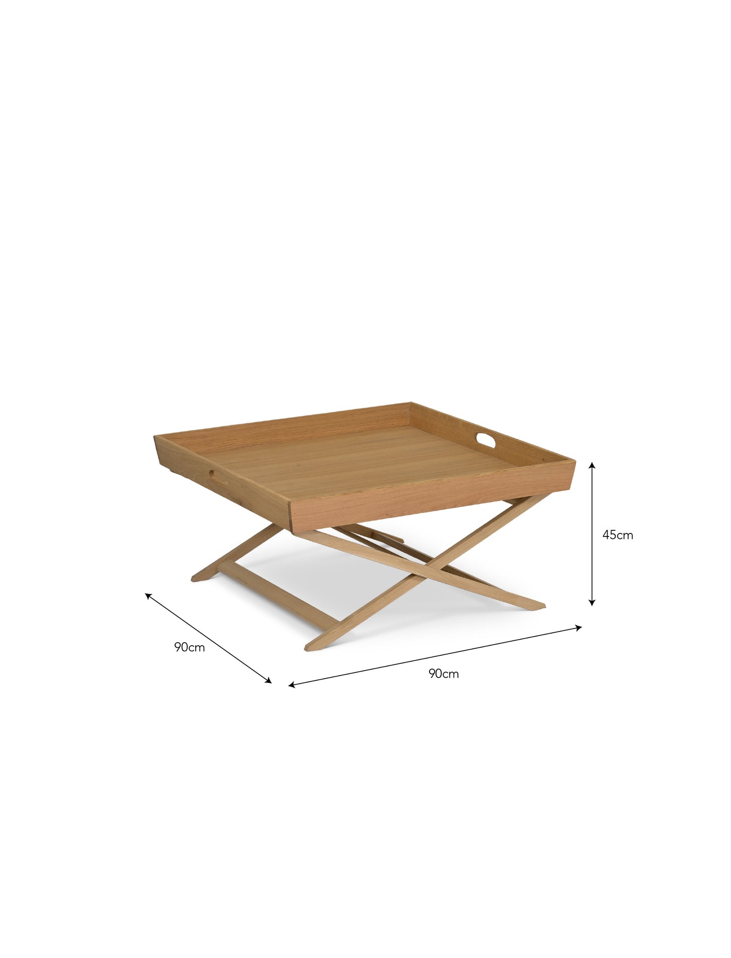 Hambledon Butlers Coffee Table Square Natural - Coffee & Side Tables - Garden Trading -