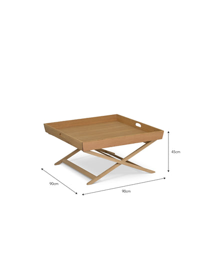 Hambledon Butlers Coffee Table Square Natural - Coffee & Side Tables - Garden Trading -