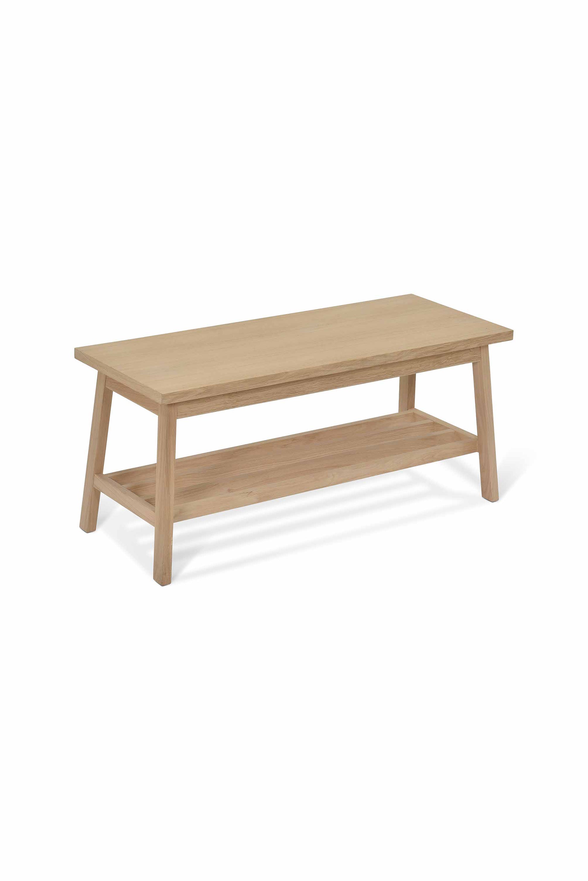 Hambledon Hallway Bench Natural - Shoe Storage - Garden Trading -