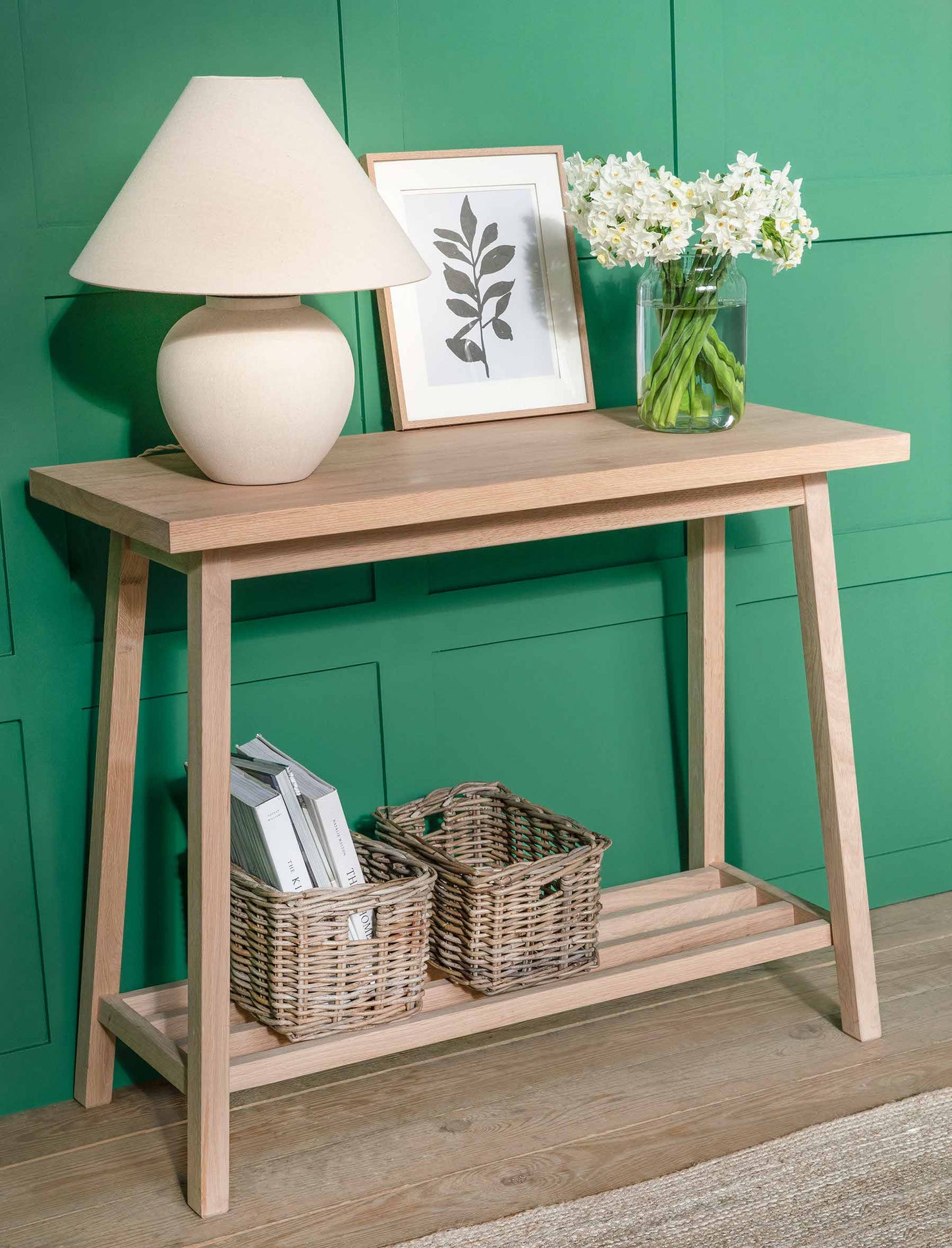 Hambledon Console Table Natural - Consoles & Sideboards - Garden Trading -