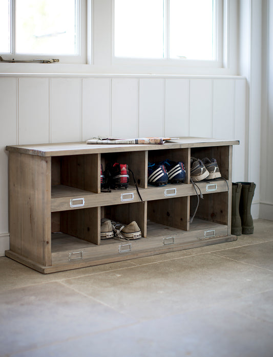 Chedworth 8 Shoe Locker Natural - Shoe Storage - Garden Trading -