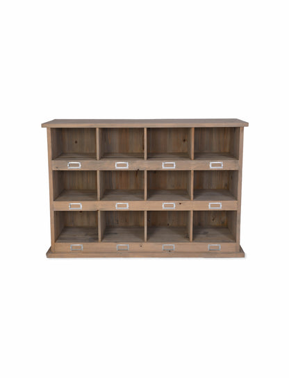 Chedworth 12 Shoe Locker Natural - Shoe Storage - Garden Trading -