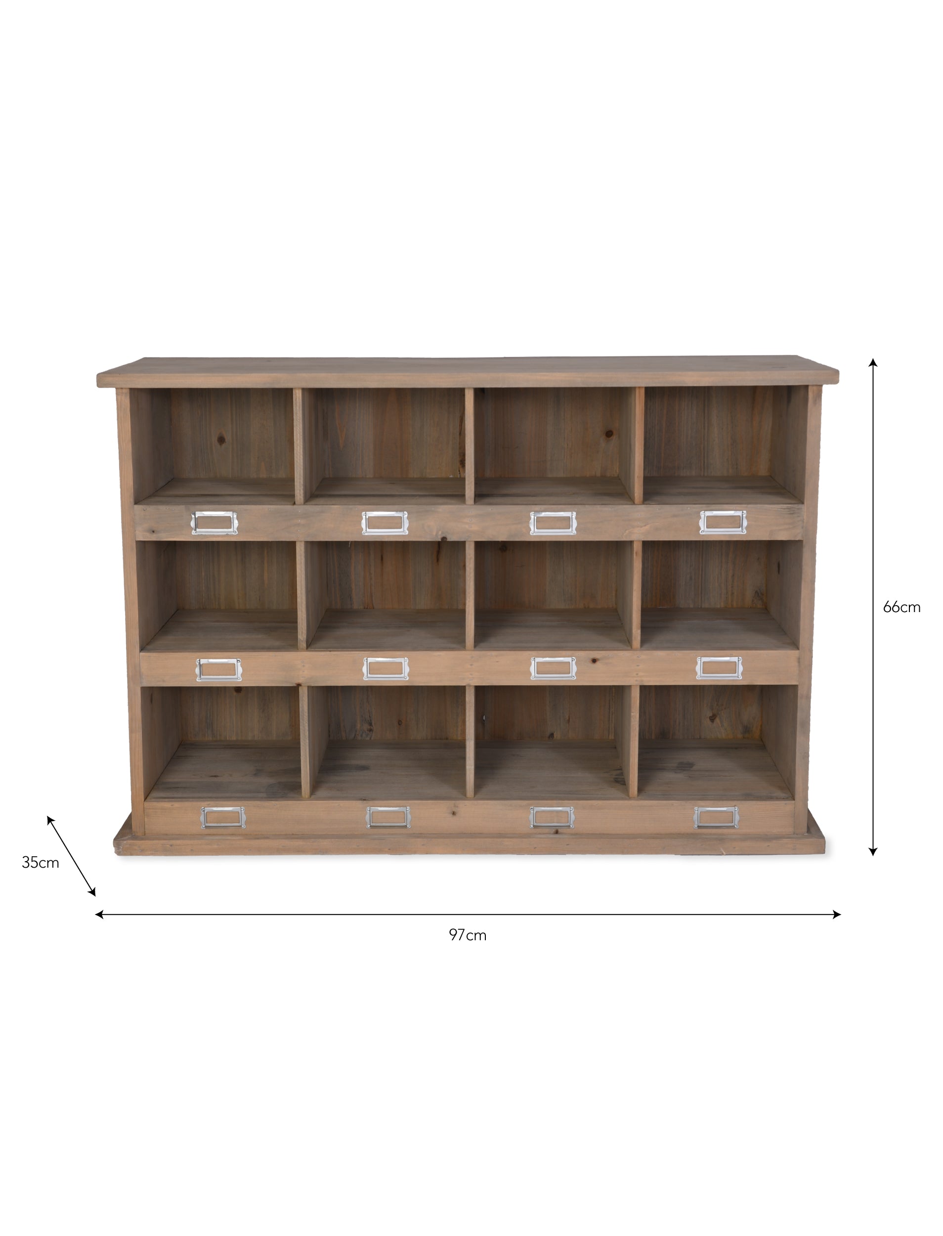 Chedworth 12 Shoe Locker Natural - Shoe Storage - Garden Trading -