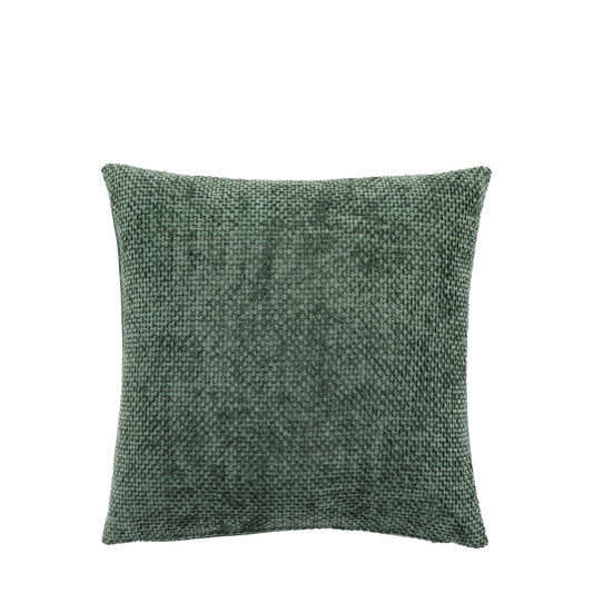 Willow Chenille Cushion Olive Set of 2