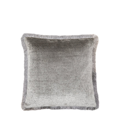 Vale Velvet Cushion Grey