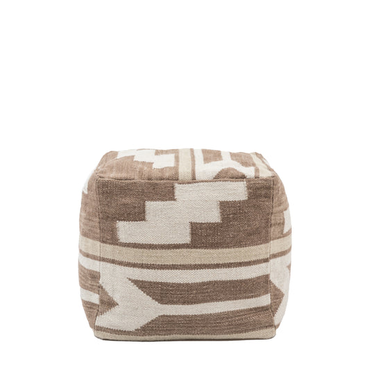 Shore Abstract Pouffe