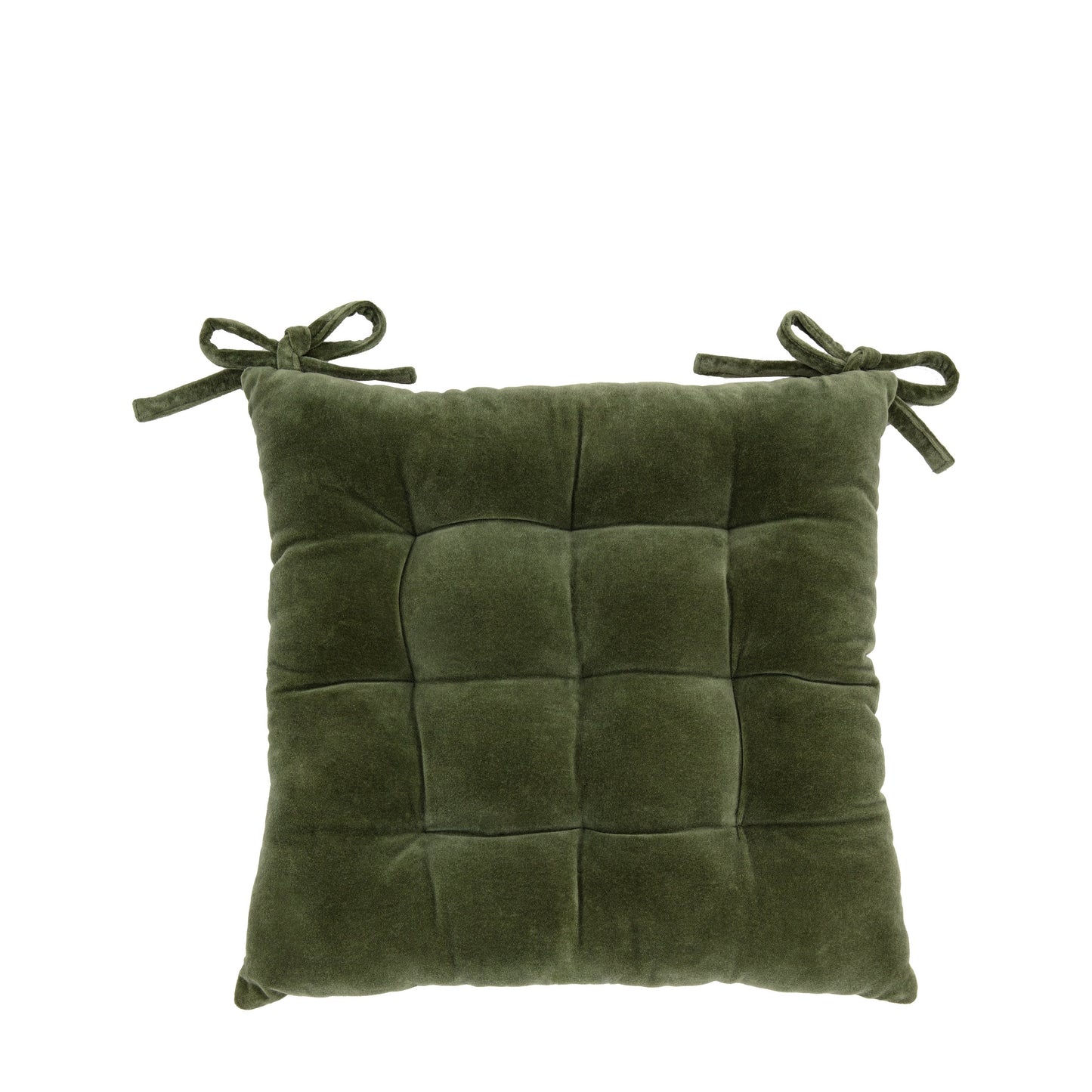 Cotton Velvet Seatpad Olive