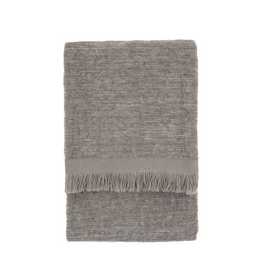 Dunmor Chenille Throw Grey