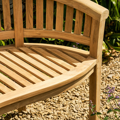 Crummock Teak Bench 3 Seater 160cm