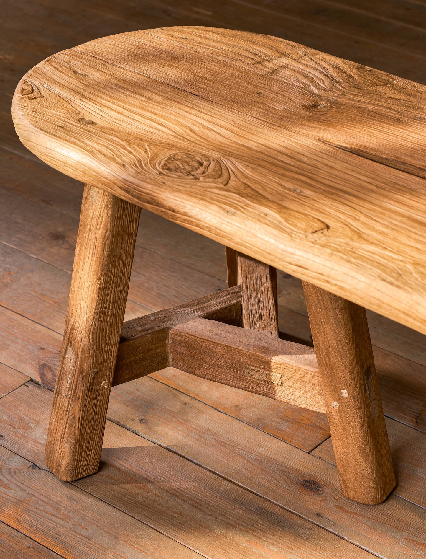 Hawthorne Oval Dining Bench Natural - Chairs & Loungers - Garden Trading -