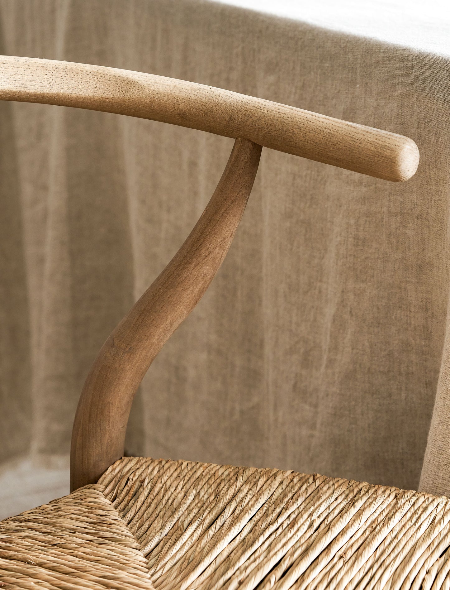 Chilthorne Wishbone Dining Chair Set of 2 Lime Wash