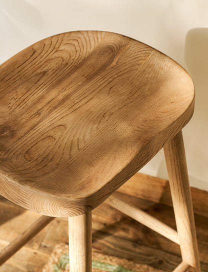 Lilley Bar Stool Lime Wash