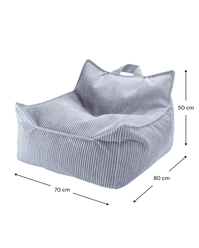 Blueberry Blue Beanbag Chair