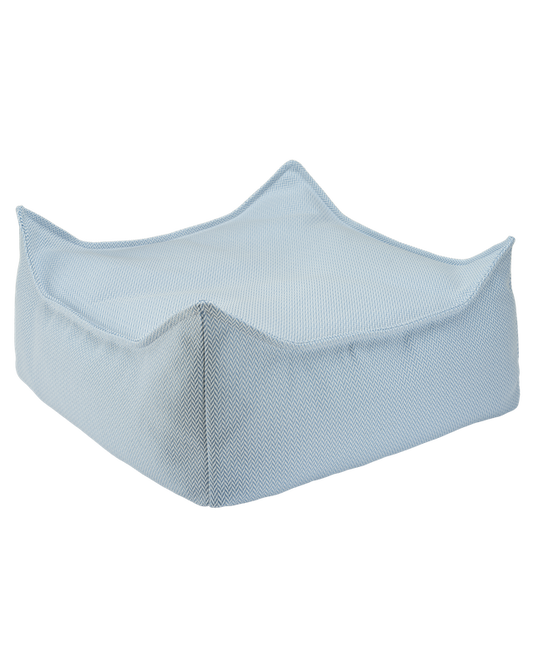 Wigiwama Outdoor Square Ottoman - Blue