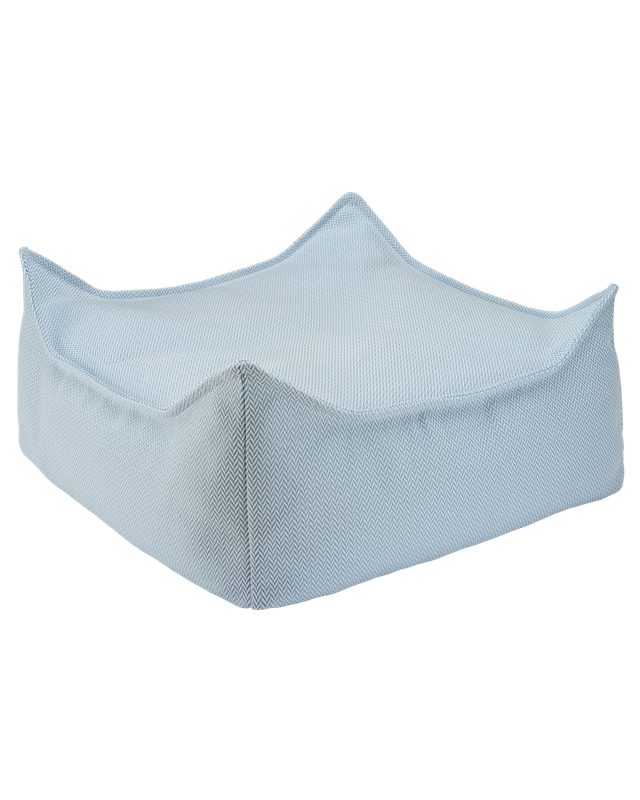 Wigiwama Outdoor Square Ottoman - Blue