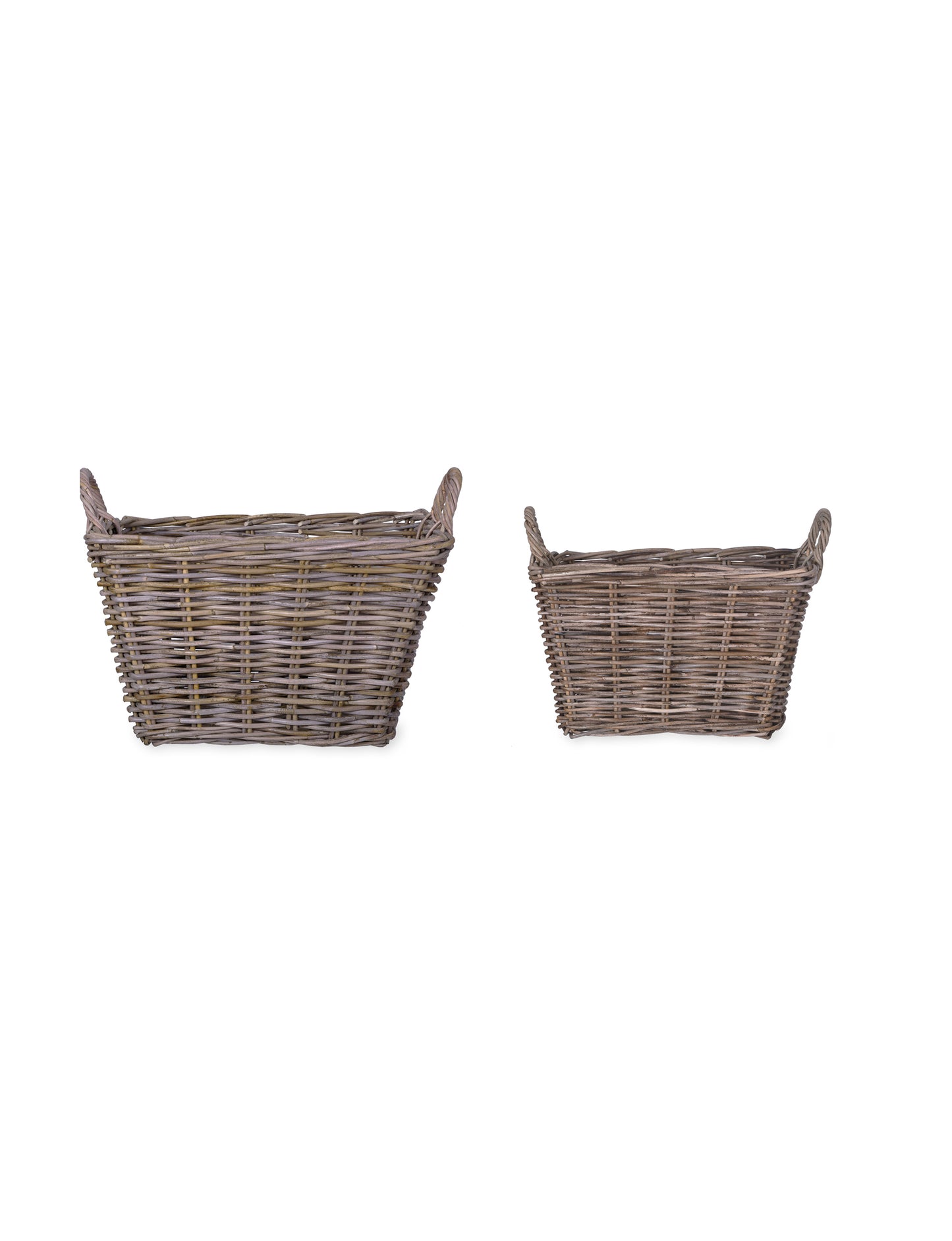 Bembridge Storage Baskets with Handles Set of 2 Natural