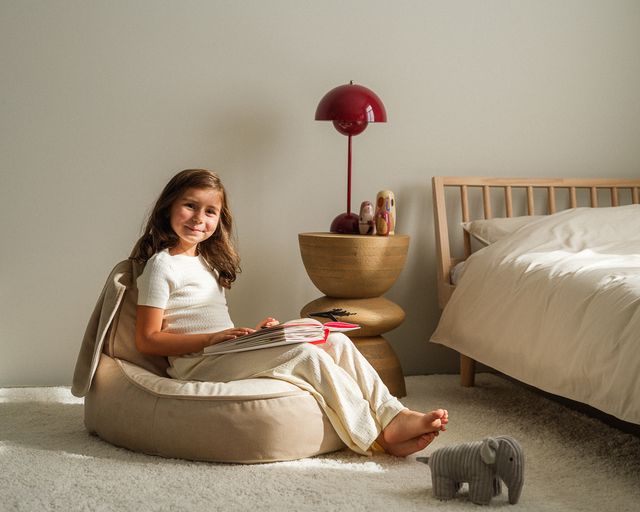 Wigiwama Bunny Beanbag - Beige