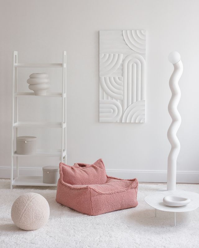 Guava Pink Beanbag Chair