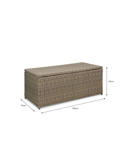 Skala Storage Box Large Light Rattan - Outdoor Storage - Garden Trading -