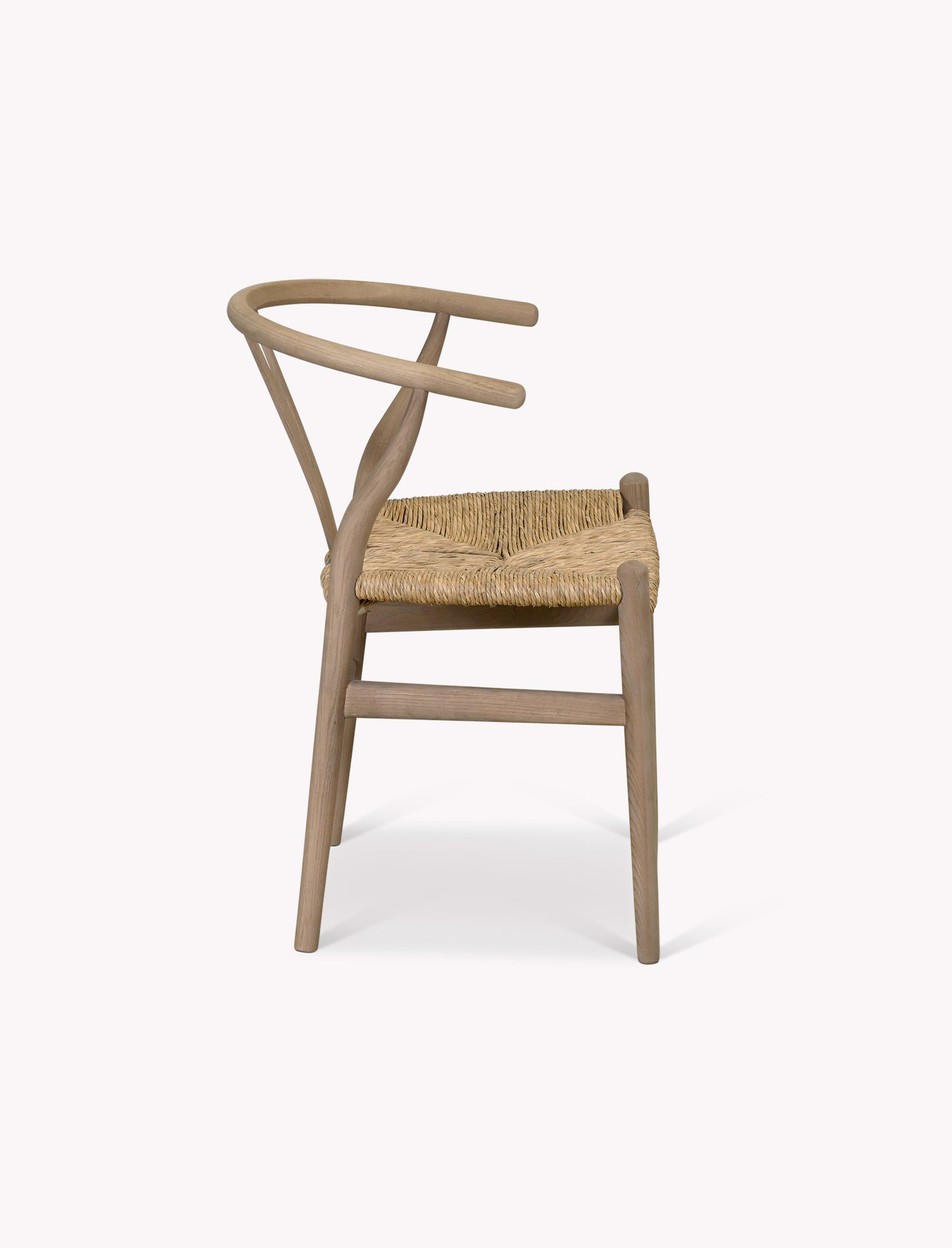 Chilthorne Wishbone Dining Chair Set of 2 Lime Wash - Dining Chairs & Benches - Garden Trading -
