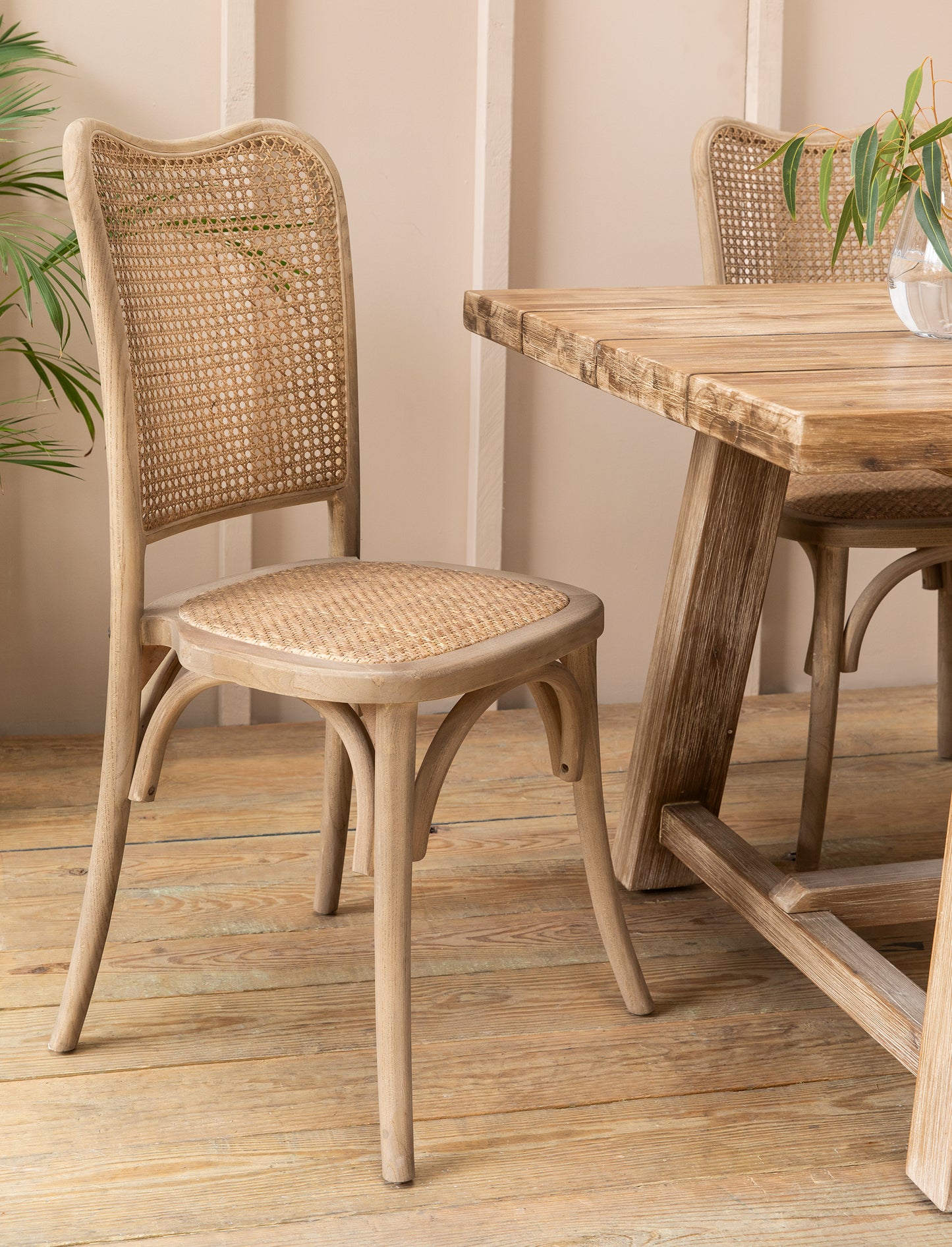 Fairlight Rattan Dining Chair Set of 2 Natural