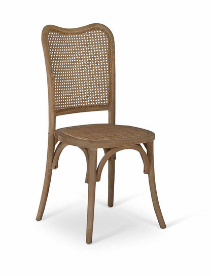Fairlight Rattan Dining Chair Set of 2 Natural - Dining Chairs & Benches - Garden Trading -