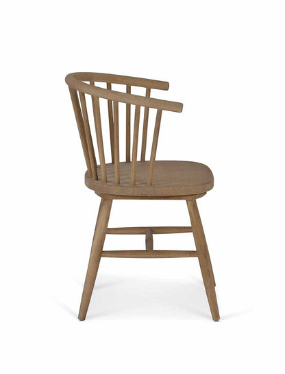 Landrake Curved Back Dining Chair Set of 2 Natural