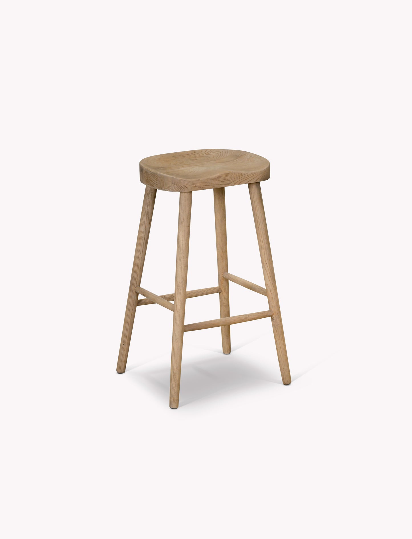 Lilley Bar Stool Lime Wash