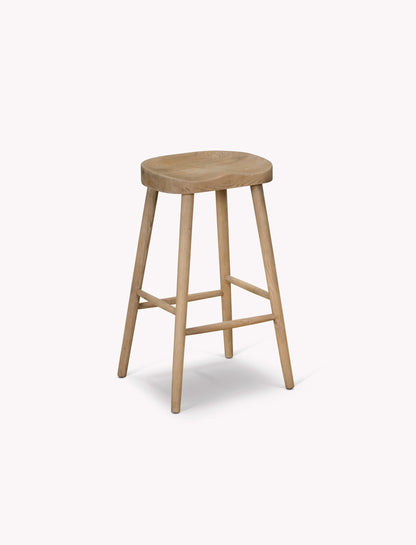 Lilley Bar Stool Lime Wash