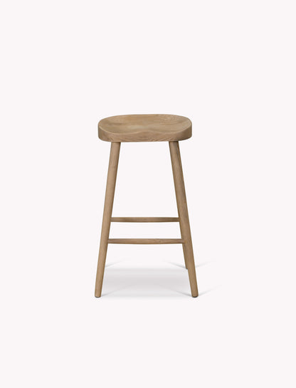Lilley Bar Stool Lime Wash