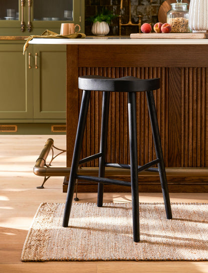 Lilley Bar Stool Black - Bar Tables & Stools - Garden Trading -