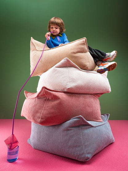 Wigiwama Square Ottoman - Pink