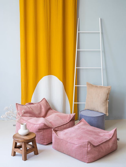 Wigiwama Square Ottoman - Pink