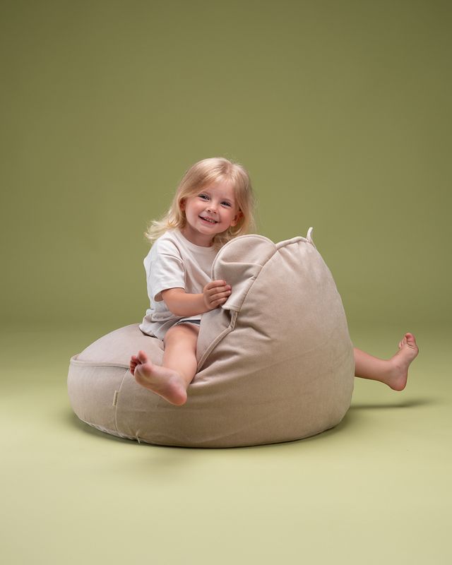 Wigiwama Bear Beanbag - Beige