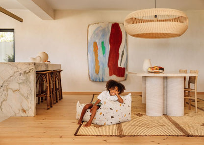 Terrazzo Marble Beanbag Chair