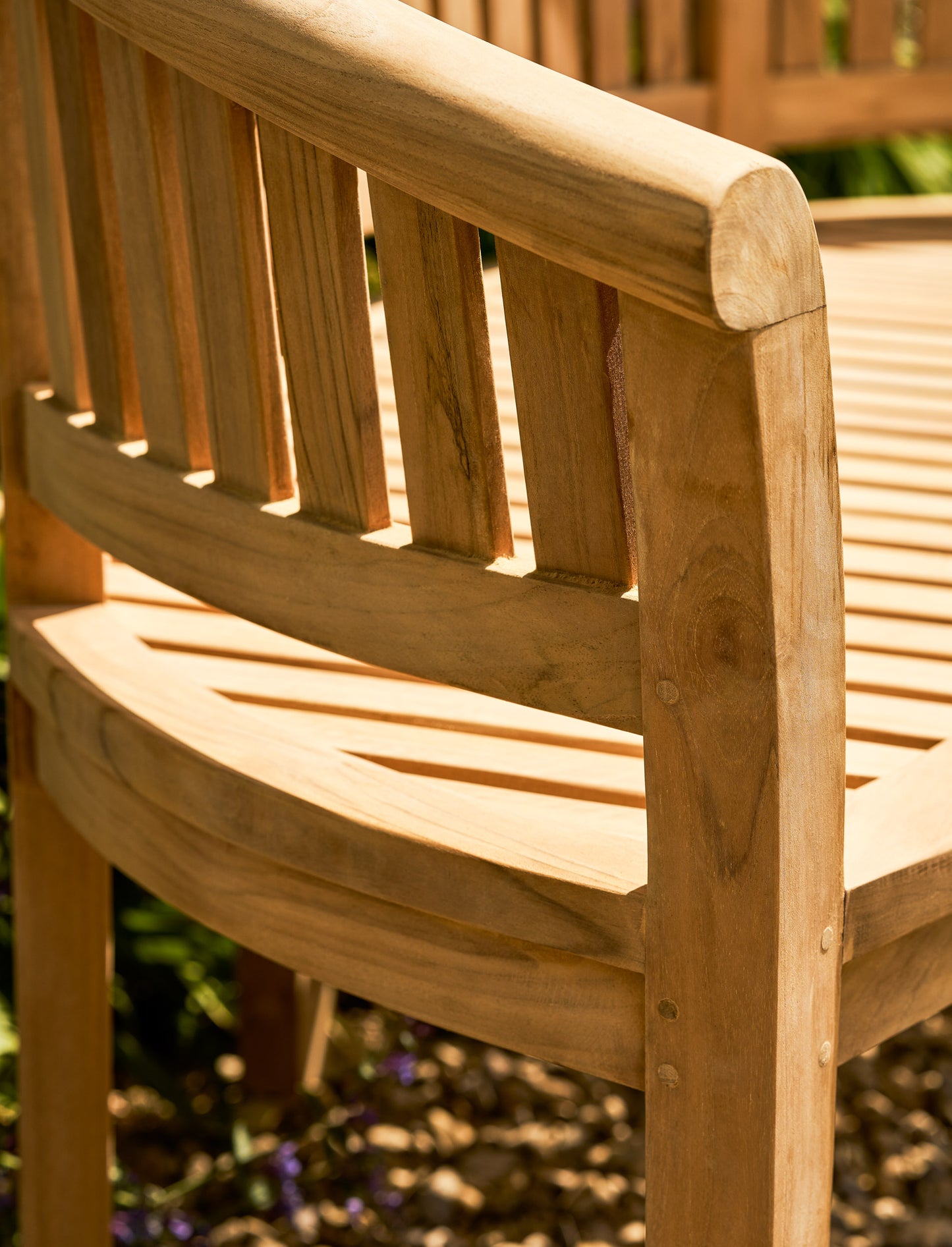 Crummock Teak Bench 3 Seater 160cm