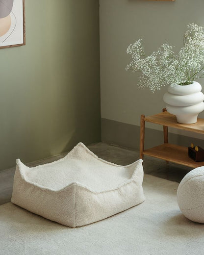Wigiwama Square Ottoman - Cream