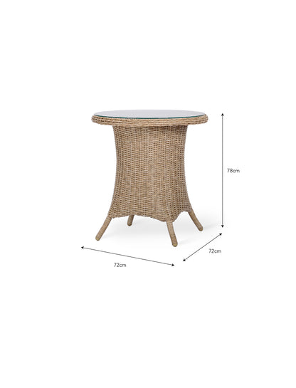 Brayford Bistro Table Natural - Bistro Furniture & Sets - Garden Trading -