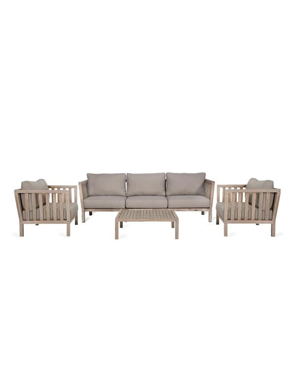 Porthallow 3 Seater Sofa Set Natural
