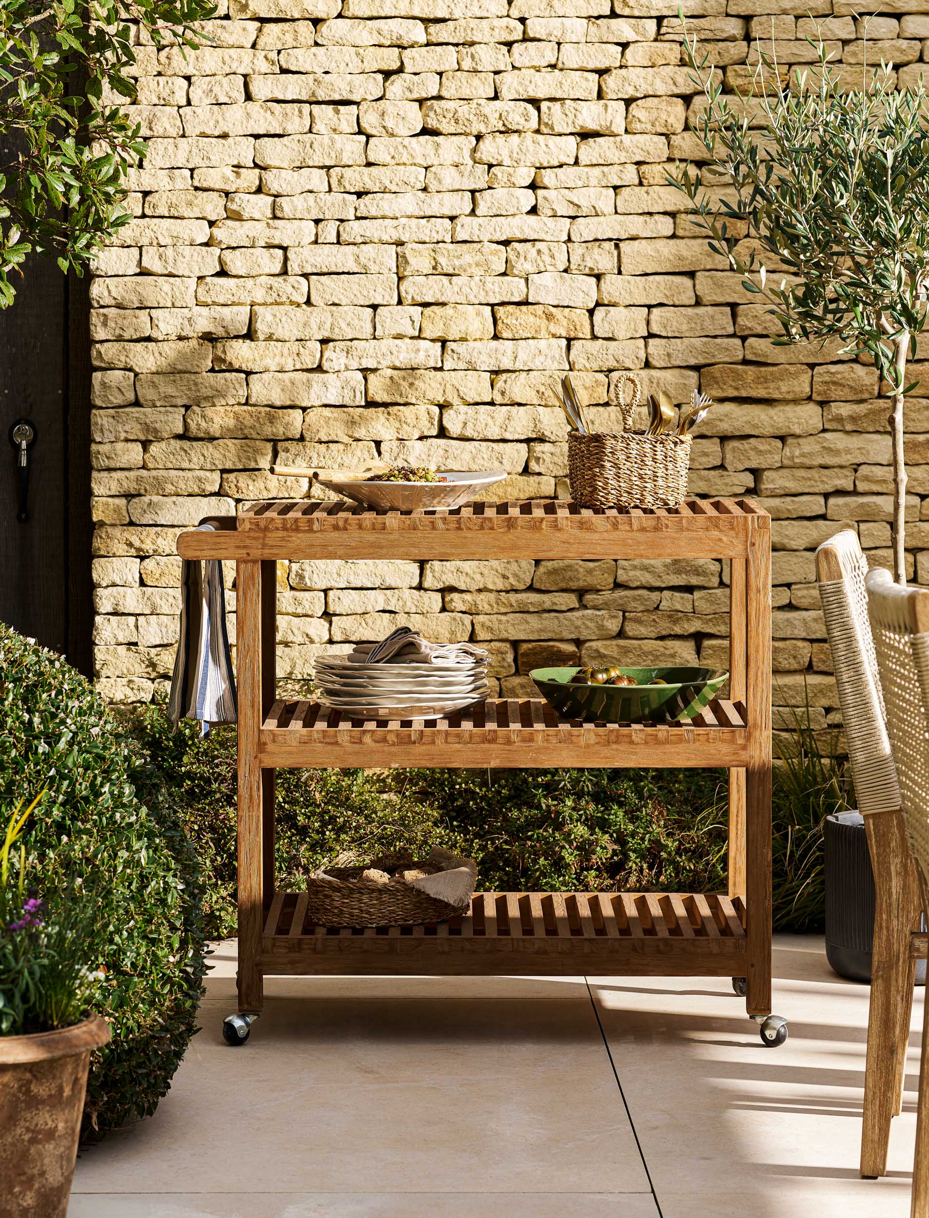 Radley Island Unit Antique Wash - Outdoor Storage - Garden Trading -