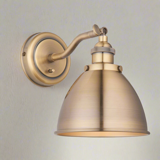 Norman Wall Light Antique Brass