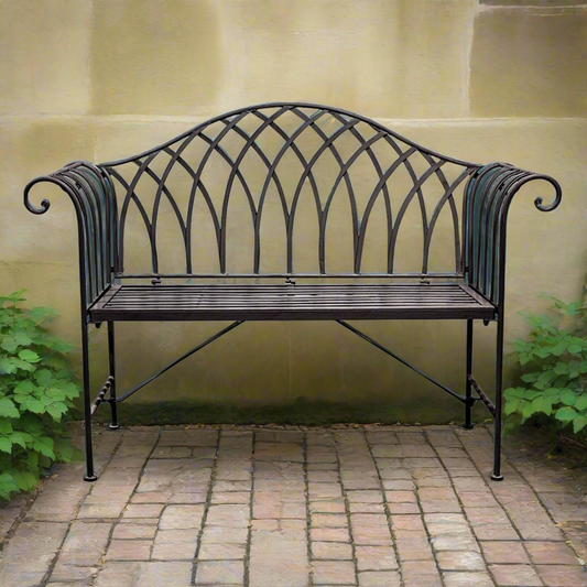 Foxhall Outdoor Bench Black