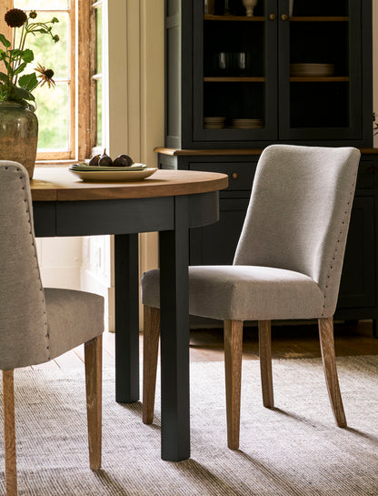 Wraysbury Dining Chair Set of 2 Grey - Dining Chairs & Benches - Garden Trading -