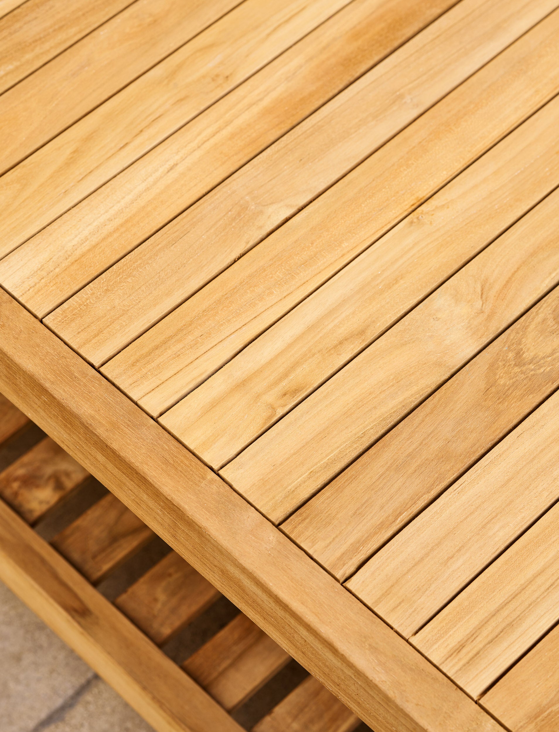 Lutyens Teak Coffee Table 130cm x 60cm - Tables & Sets - Garden Trading -