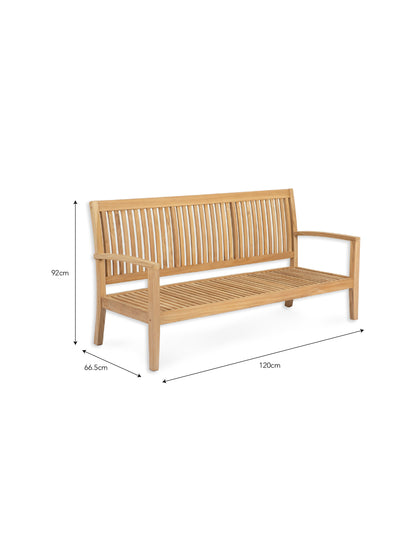 Comfort Teak 4 Seater & Coffee Table Set