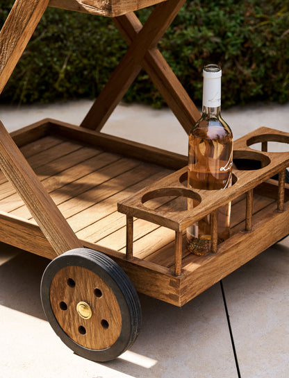 Radley Bistro Cart Antique Wash - Bistro Furniture & Sets - Garden Trading -